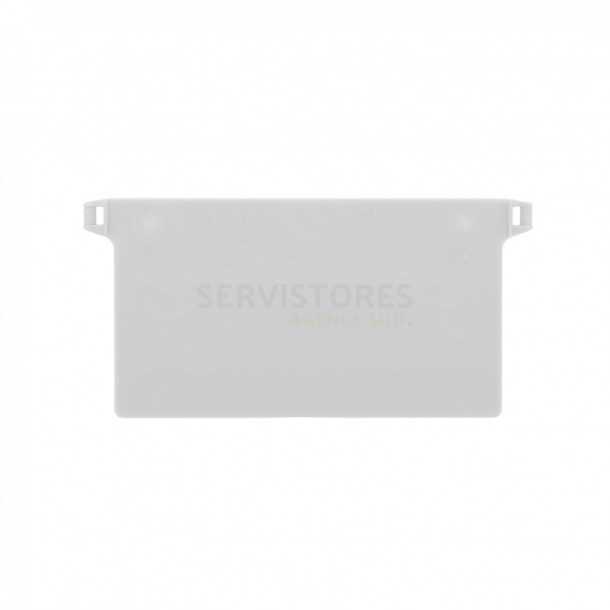Plaque de lestage de store à bandes verticales