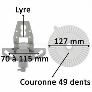 Couple conique de volet roulant Bubendorff