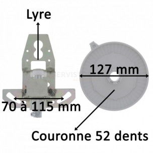 Couple conique de volet roulant Bubendorff