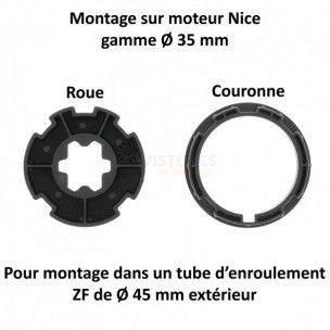 Bague moteur Nice ZF45