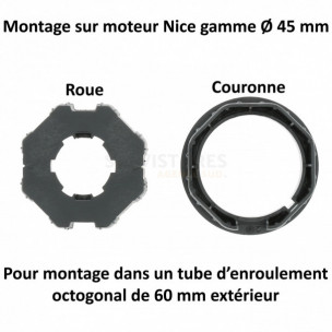 Bague moteur Nice Octo 60