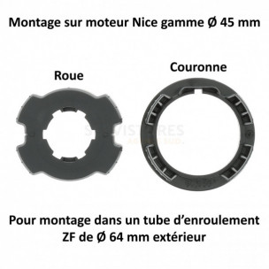 Bague moteur Nice ZF64