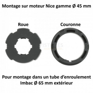 Bague moteur Nice Imbac Ø65