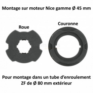 Bague moteur Nice ZF80