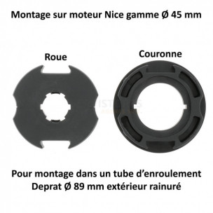 Bague moteur Nice Deprat Ø89R