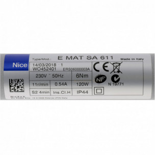 Moteur Nice ERA MAT SA 6/11