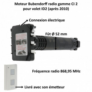 Moteur Bubendorff CI2 25Nm pour ID2 (après 2010)