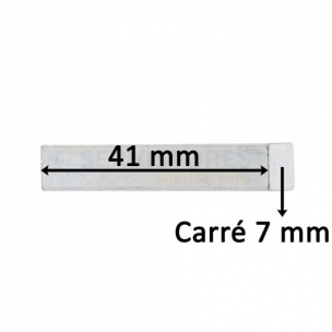 Tige de raccordement carré de 7 mm