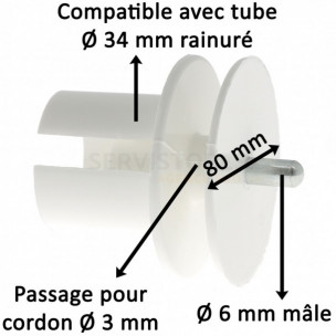 Poulie à cordon Simu