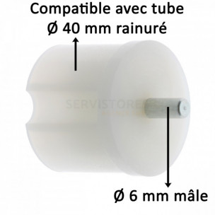 Embout de tube Simu