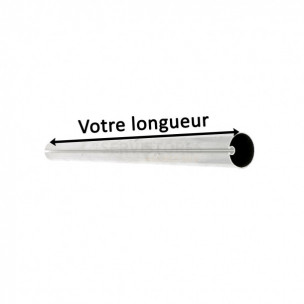 Tube de store Ø34 rainuré