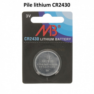 Pile lithium CR2430