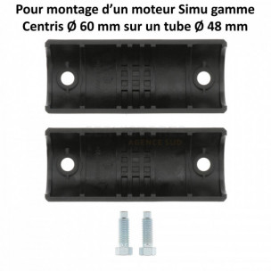 Kit adaptation sur tube Ø 48 mm pour moteur CENTRIS Simu