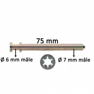 Axe de fixation pour poulie à cordon Soliso SL99427