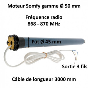 Moteur Somfy OXIMO 50 IO 6/17