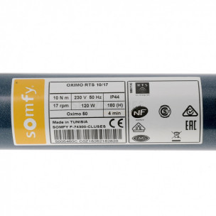 Moteur Somfy OXIMO 50 RTS 10/17