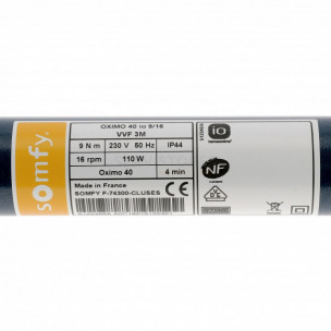 Moteur Somfy OXIMO 40 IO 9/16