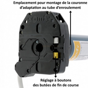 Moteur Somfy LT50 Apollo 35/17 CSI