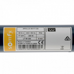 Moteur Somfy LT50 Apollo 35/17 CSI