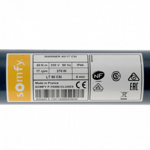 Moteur Somfy LT50 Mariner 40/17 CSI