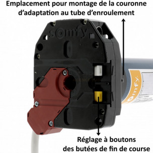 Moteur Somfy LT50 Mariner 40/12 CSI RTS