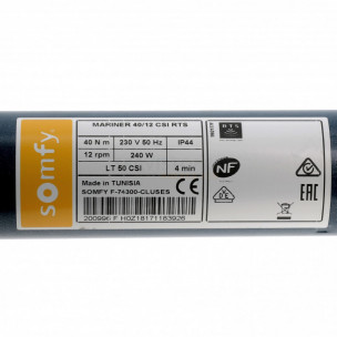 Moteur Somfy LT50 Mariner 40/12 CSI RTS