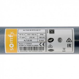 Moteur Somfy ALTUS 50 RTS 40/17