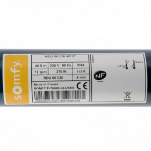 Moteur Somfy RDO 50 CSI 40/17