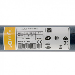 Moteur Somfy ALTUS 50 RTS 50/12