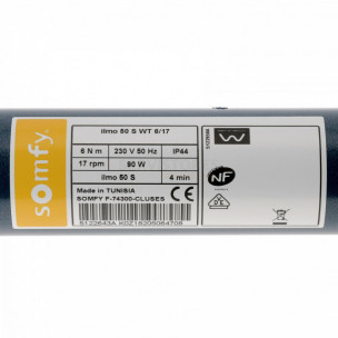 Moteur Somfy ILMO 50 S WT 6/17 COURT