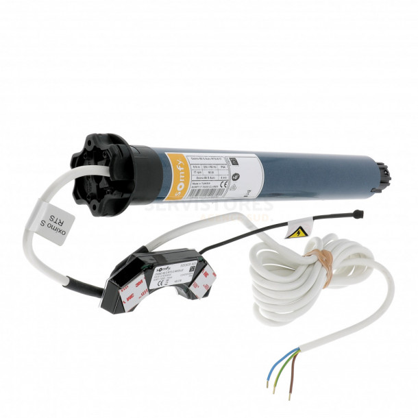 Moteur Somfy OXIMO 50 S auto RTS 6/17 COURT