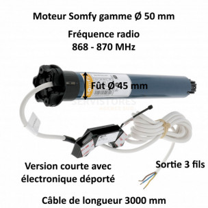 Somfy : Kit de motorisation Oximo radio io 6 NM