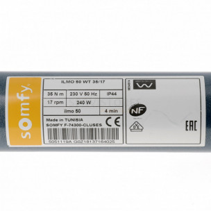 Moteur Somfy ILMO 50 WT 35/17