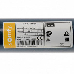 Moteur Somfy LT60 Orion S 55/17
