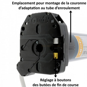 Moteur Somfy RDO 60 CSI 60/12