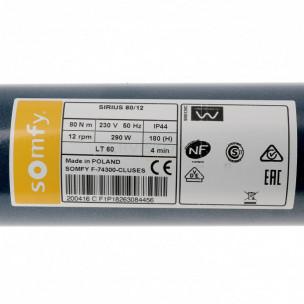 Moteur Somfy LT60 Sirius 80/12