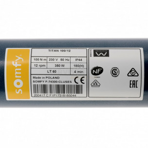 Moteur Somfy LT60 Titan 100/12