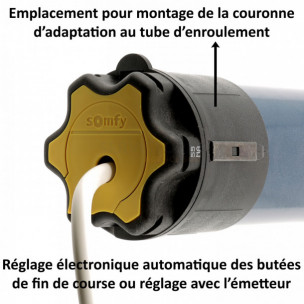Moteur Somfy SUNEA 60 IO 55/17