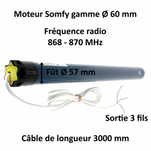 Moteur Somfy SUNEA 60 IO 85/17