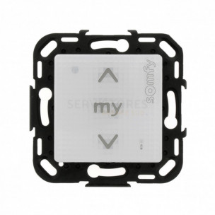 Commande SMOOVE Sensitif RTS Somfy blanc sans cadre
