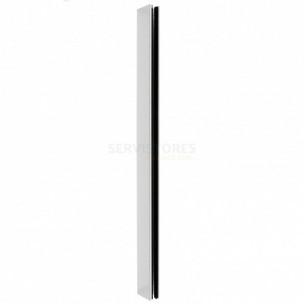 Coulisse aluminium de 40 x 22 mm pour volet roulant traditionnel coloris blanc