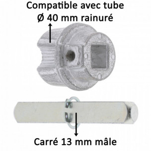 Embout de tube Somfy
