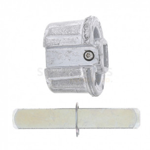 Embout de tube Somfy pour tube Ø50 mm sortie carré 13 mm femelle