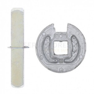 Embout de tube Somfy pour tube Ø50 mm sortie carré 13 mm femelle