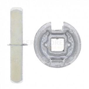 Embout de tube Somfy pour tube Ø50 mm sortie carré 13 mm femelle