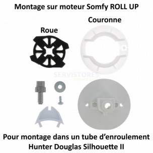 Bague moteur Somfy ROLL UP Hunter Douglas Silhouette II