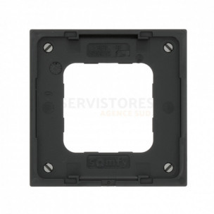 Cadre SMOOVE Somfy noir mat