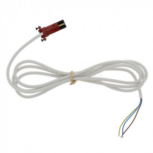Câble VVF blanc 3 fils de 2500 mm Somfy