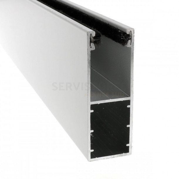 Coulisse aluminium de 75 x 27 mm pour volet roulant rénovation