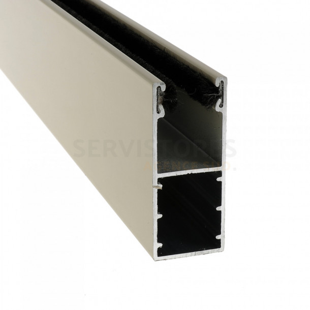 Coulisse aluminium de 53 x 22 mm pour volet roulant rénovation